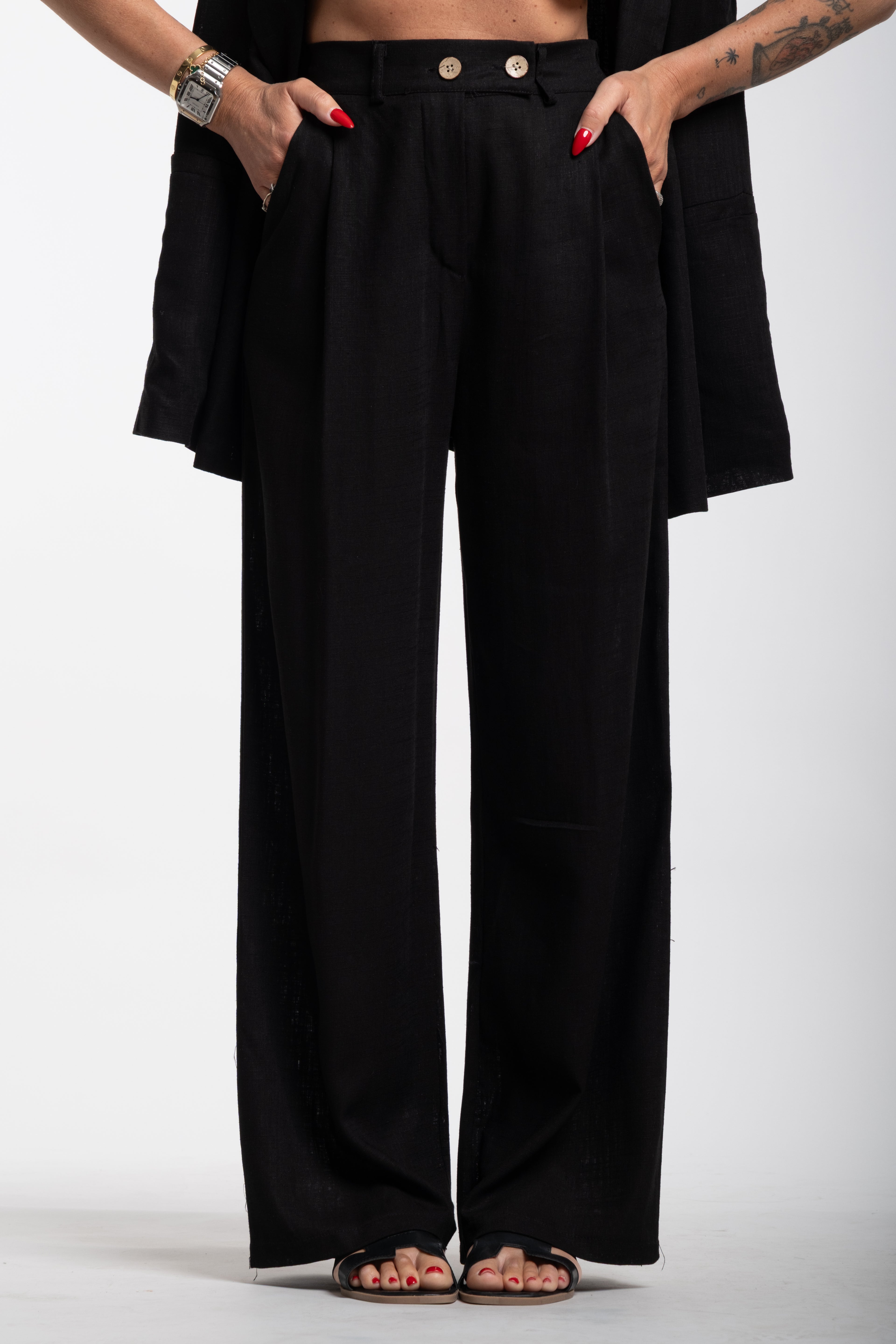 Tailleur Elodie mezza manica nero