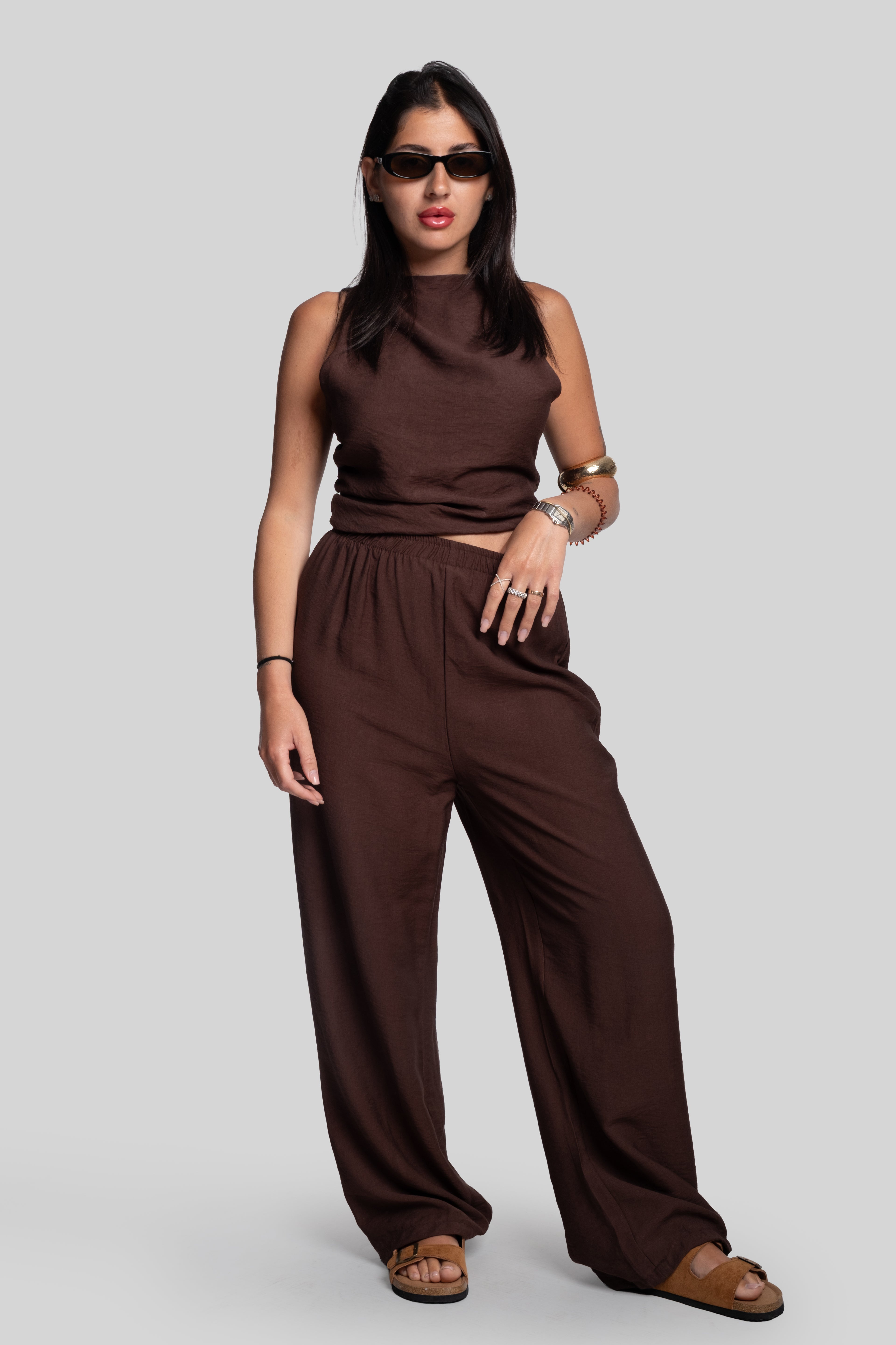 Coordinato stella marrone