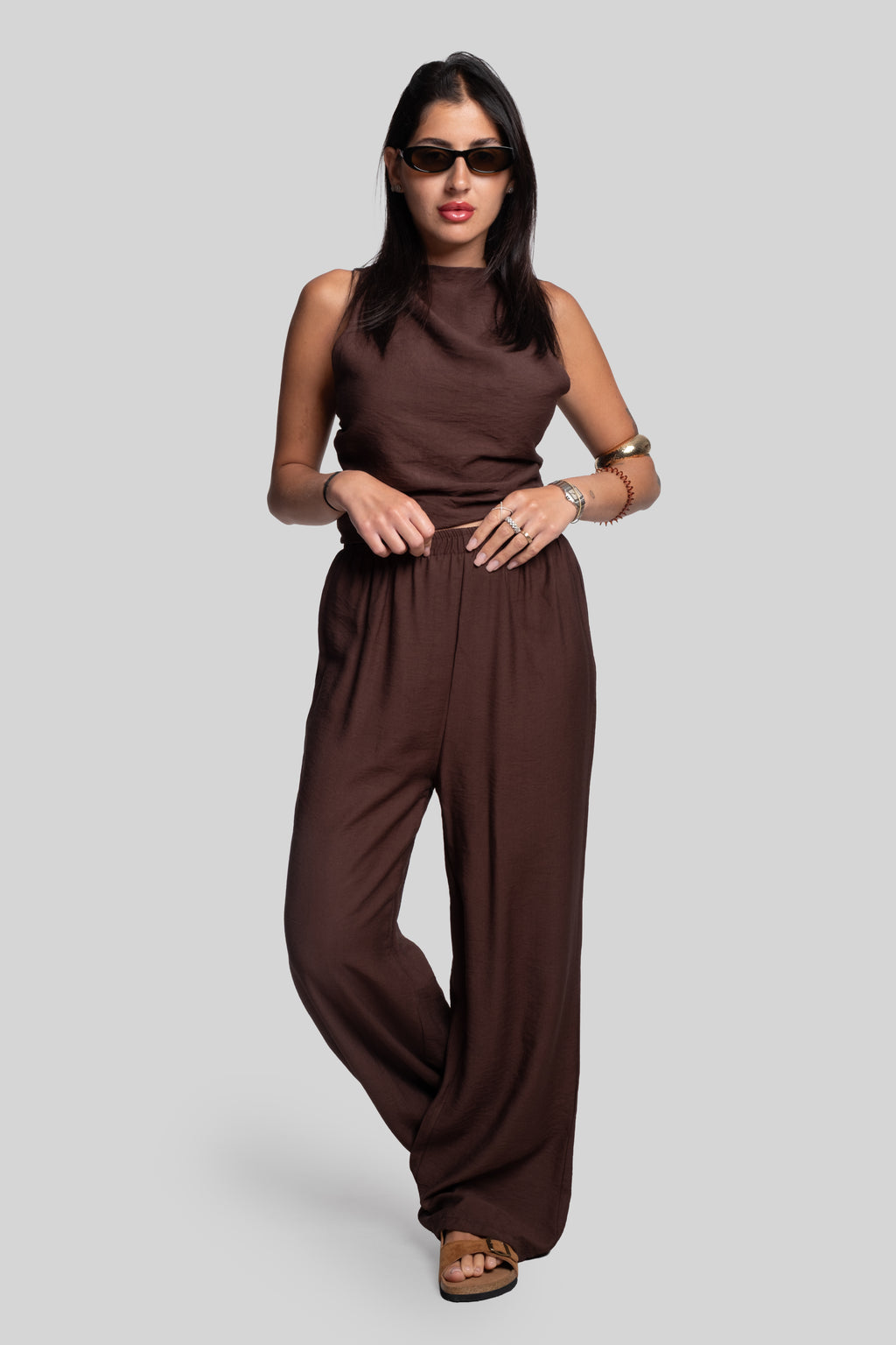 Coordinato stella marrone