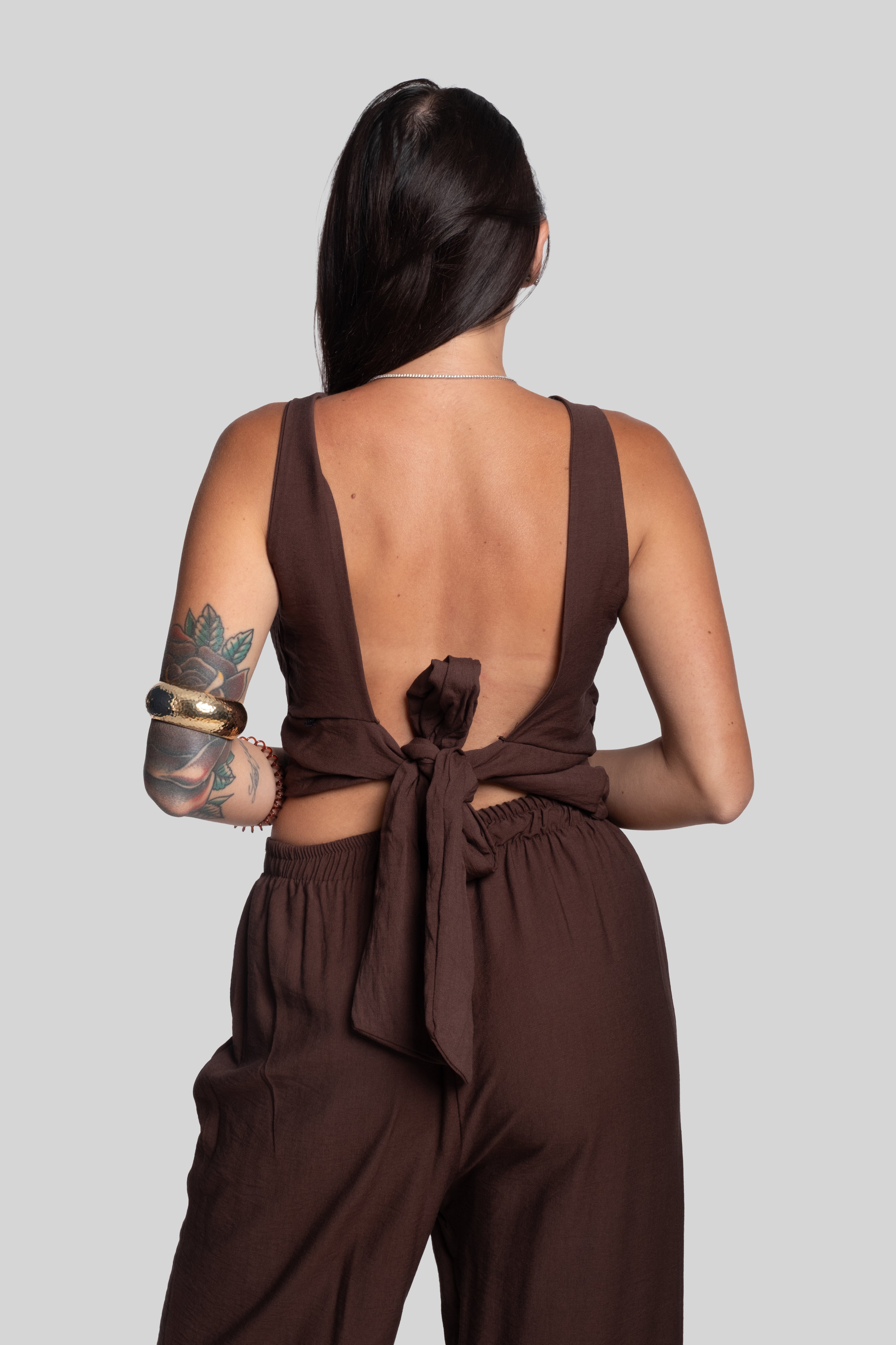 Coordinato stella marrone