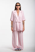 Tailleur Elodie mezza manica rosa