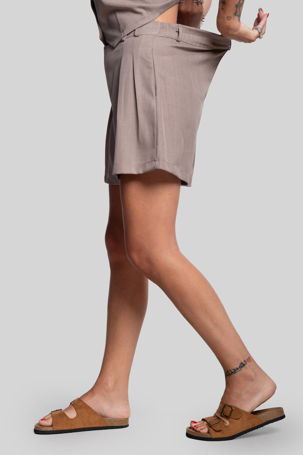 Tailleur Bruna fango