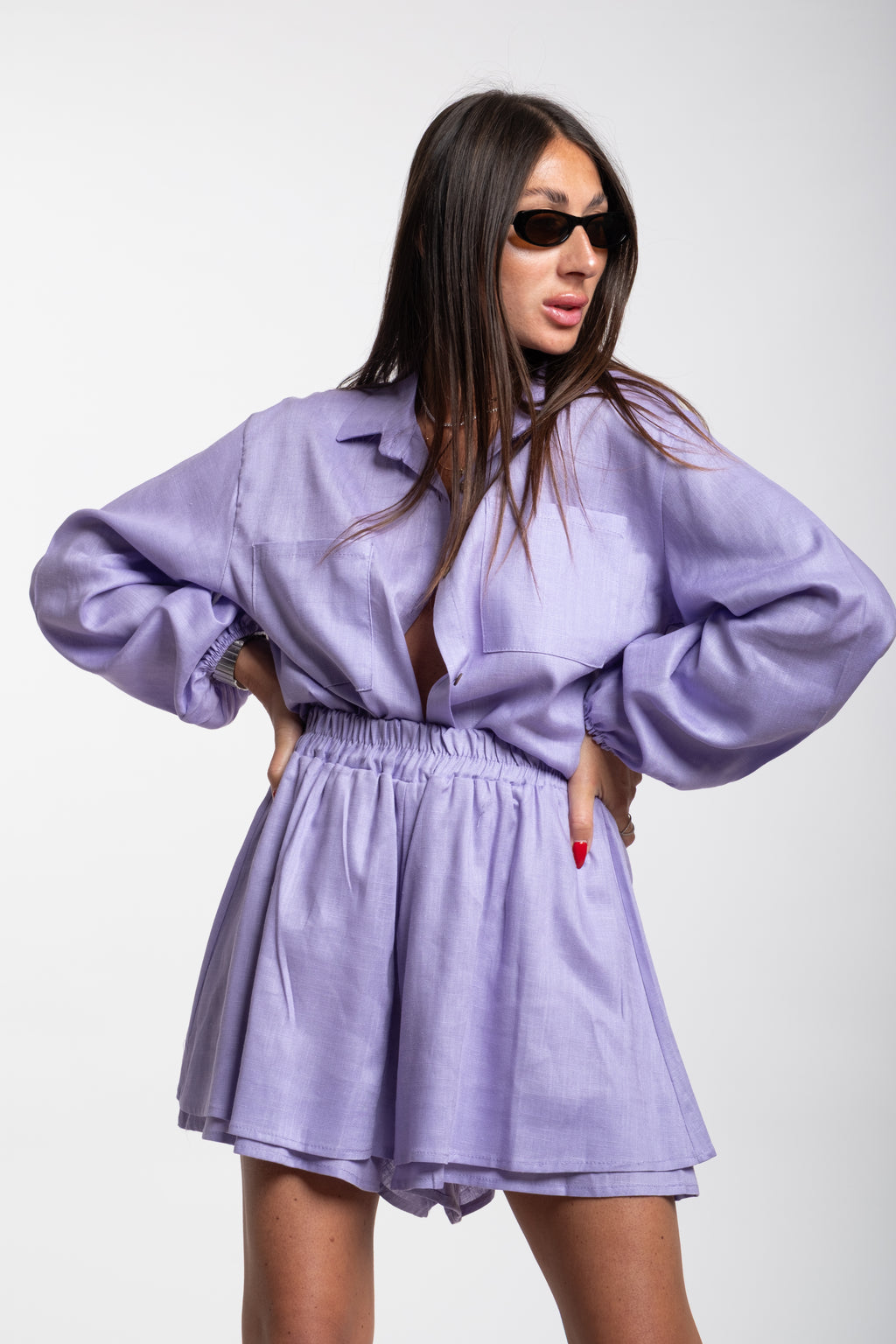 Coordinato summer lilla