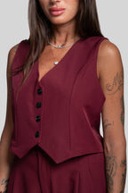 Tailleur Bruna bordeaux