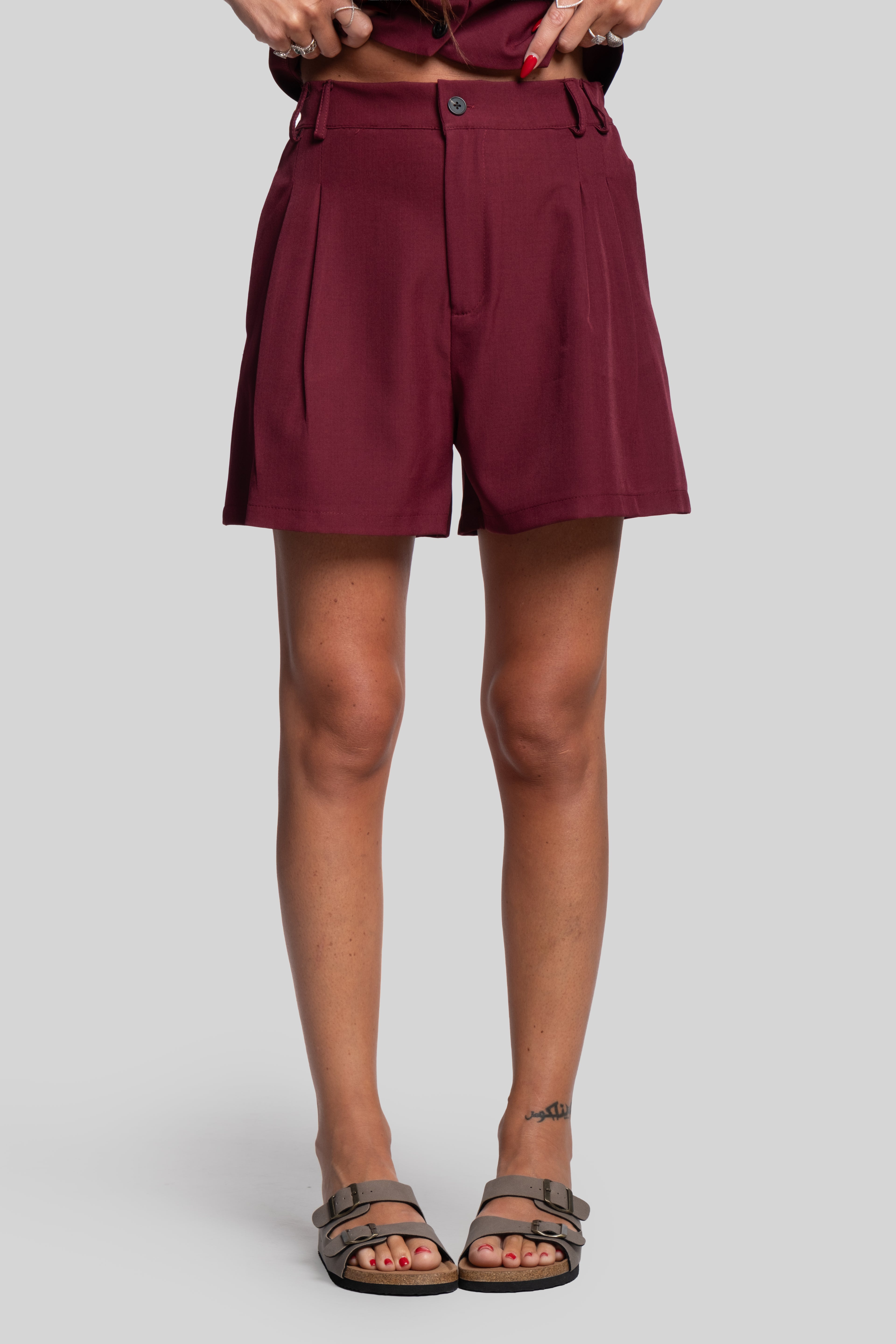 Tailleur Bruna bordeaux