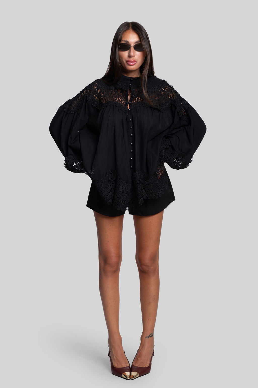 Short farfalla nero