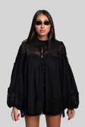 Camicia Positano nera