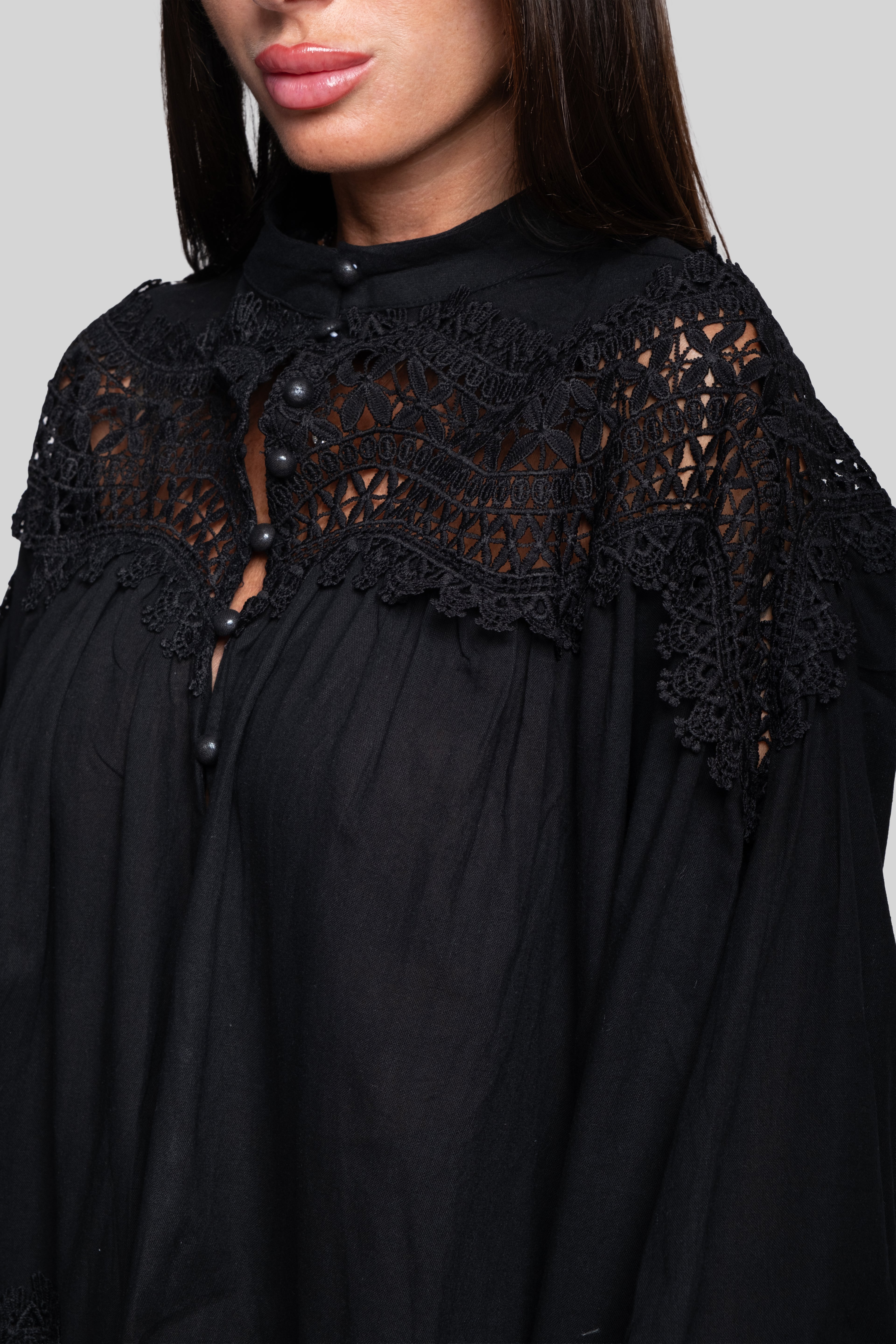 Camicia Positano nera