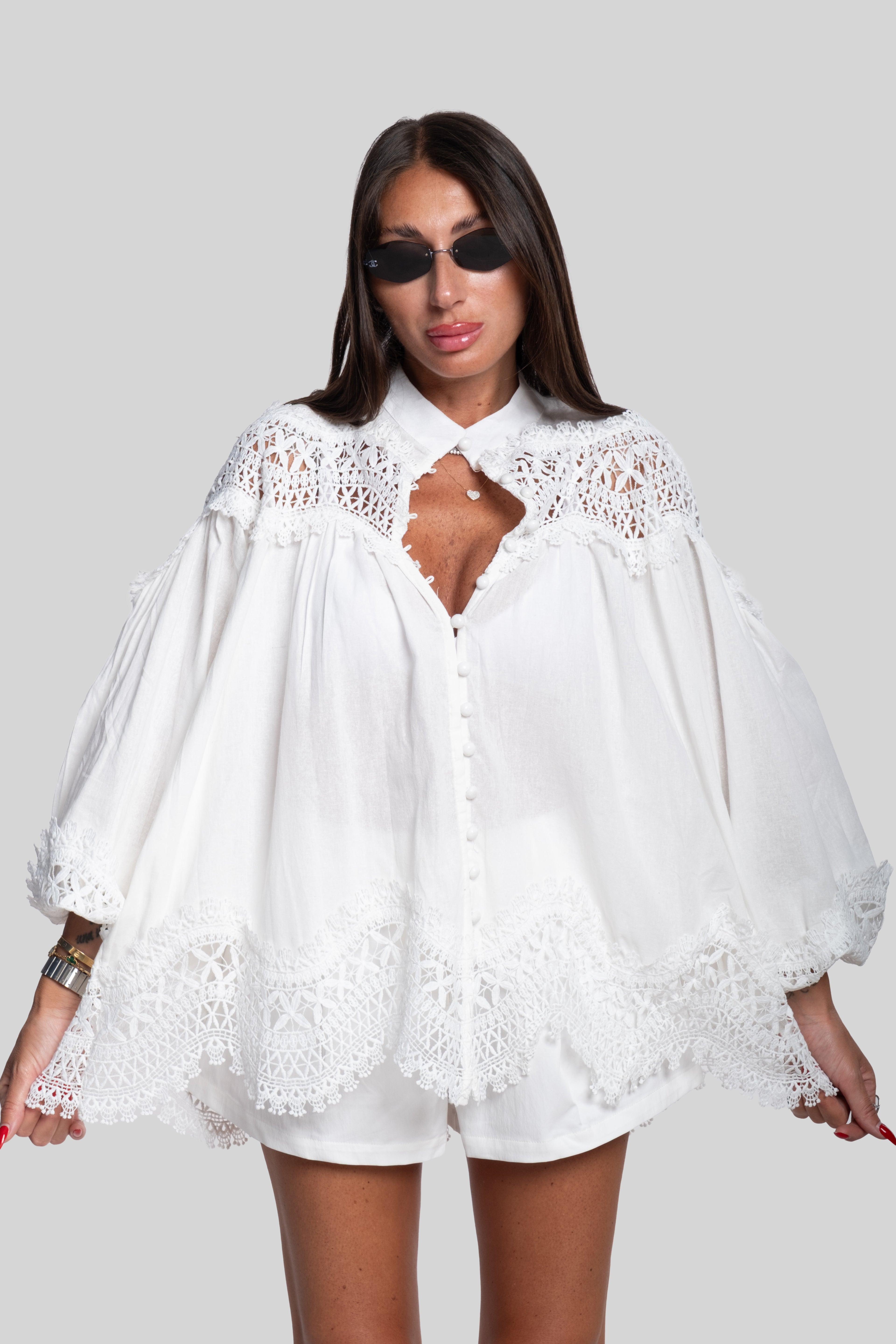 Camicia Positano bianca