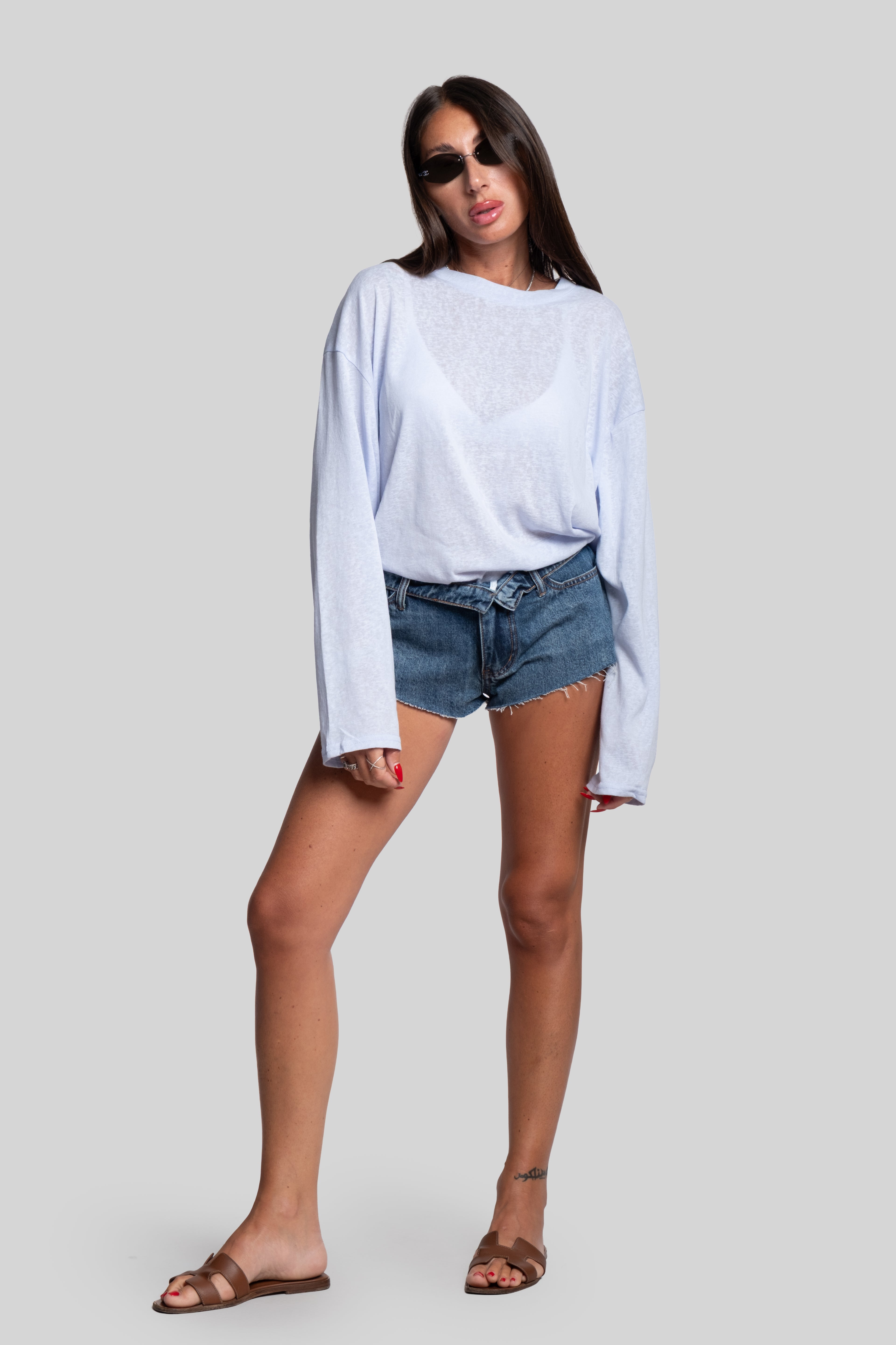 Mini short denim