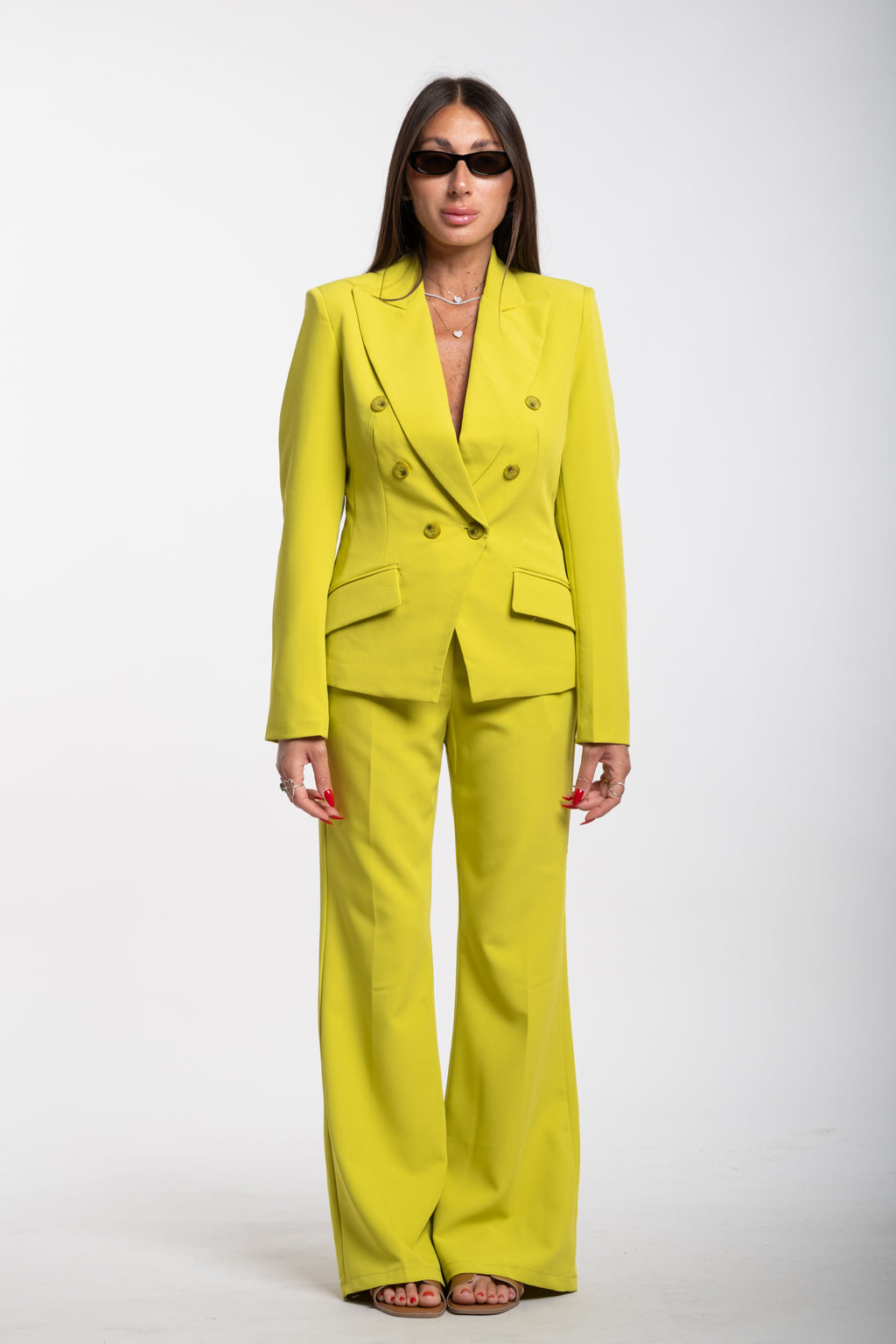 Tailleur Luxury verde acido