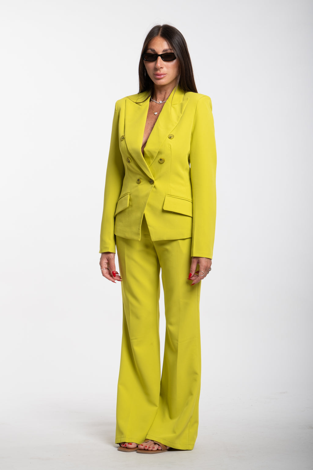 Tailleur Luxury verde acido