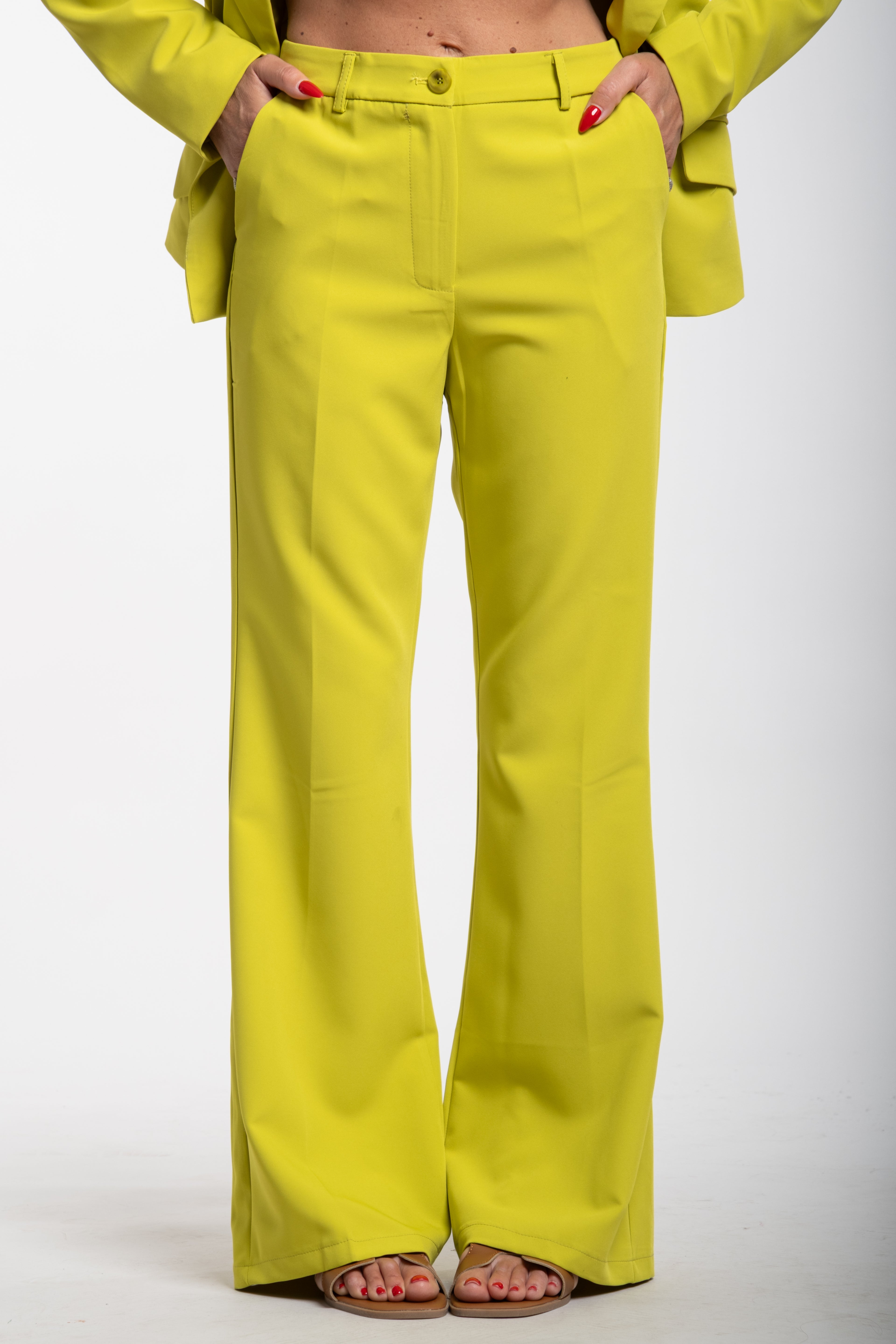 Tailleur Luxury verde acido