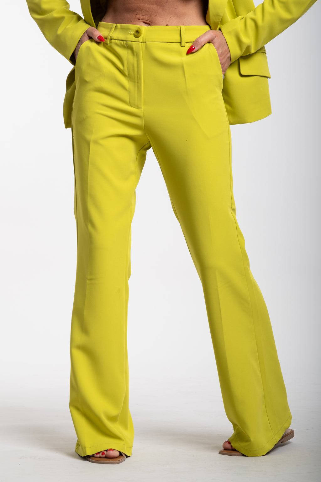 Tailleur Luxury verde acido
