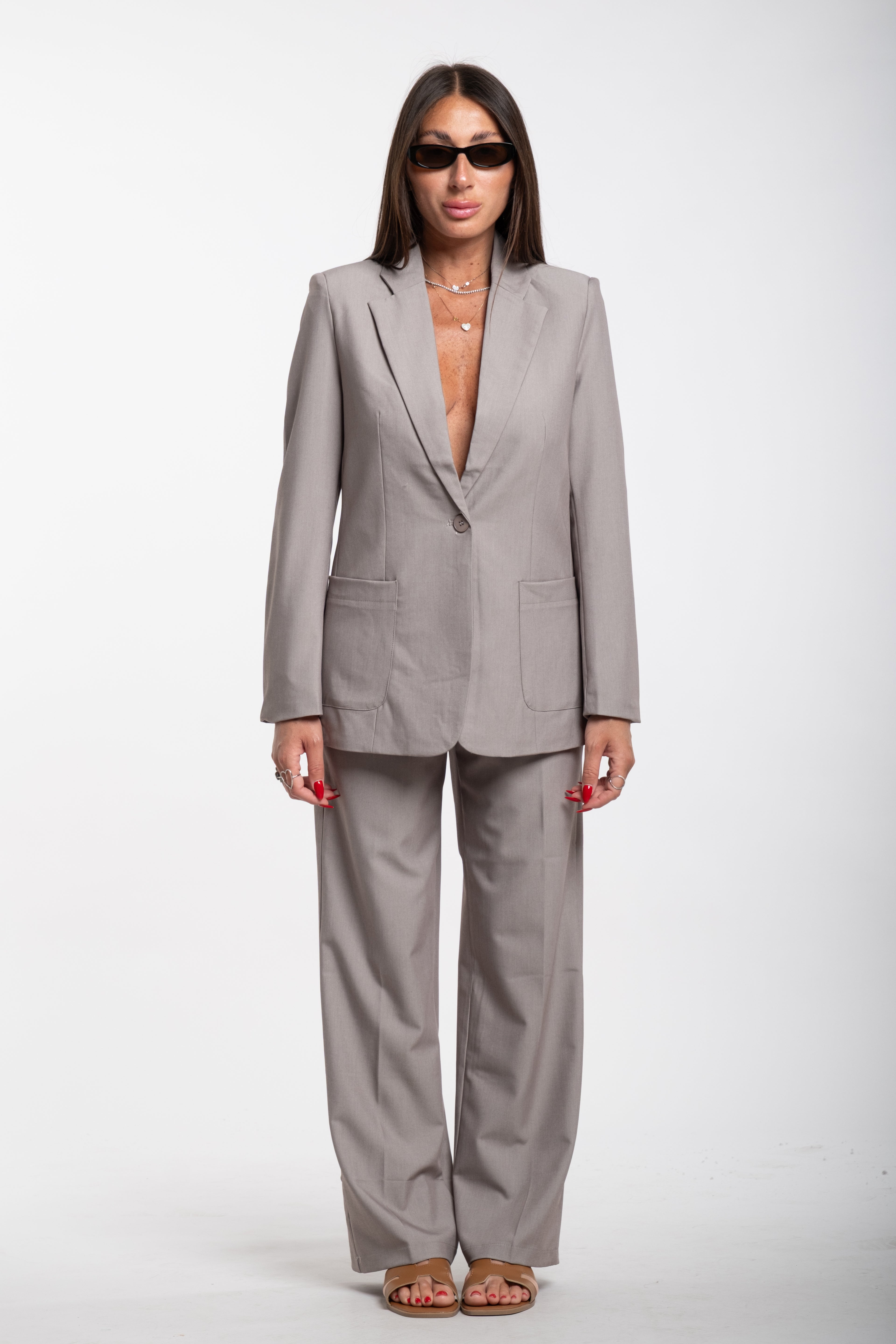 Tailleur Melody grigio