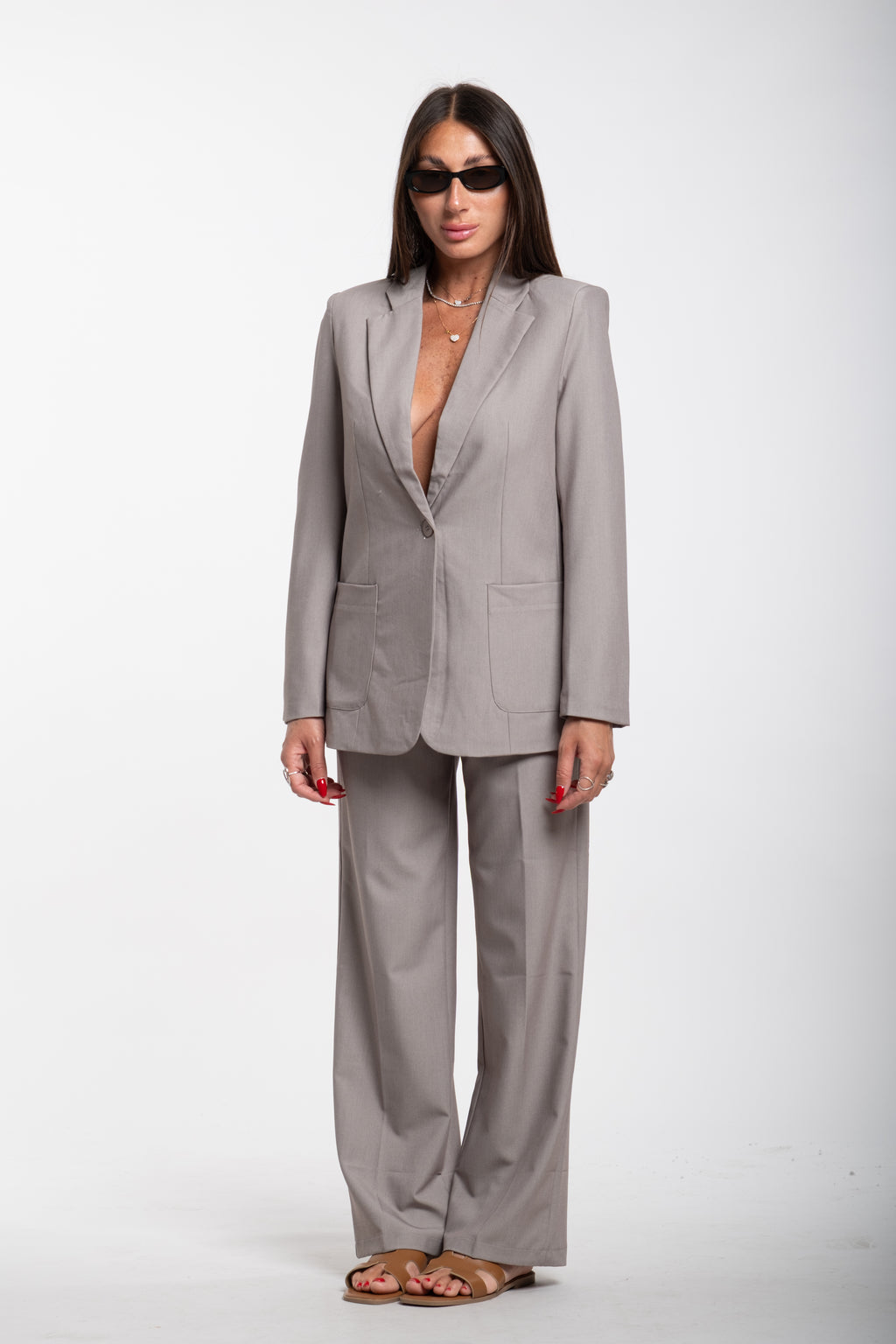 Tailleur Melody grigio