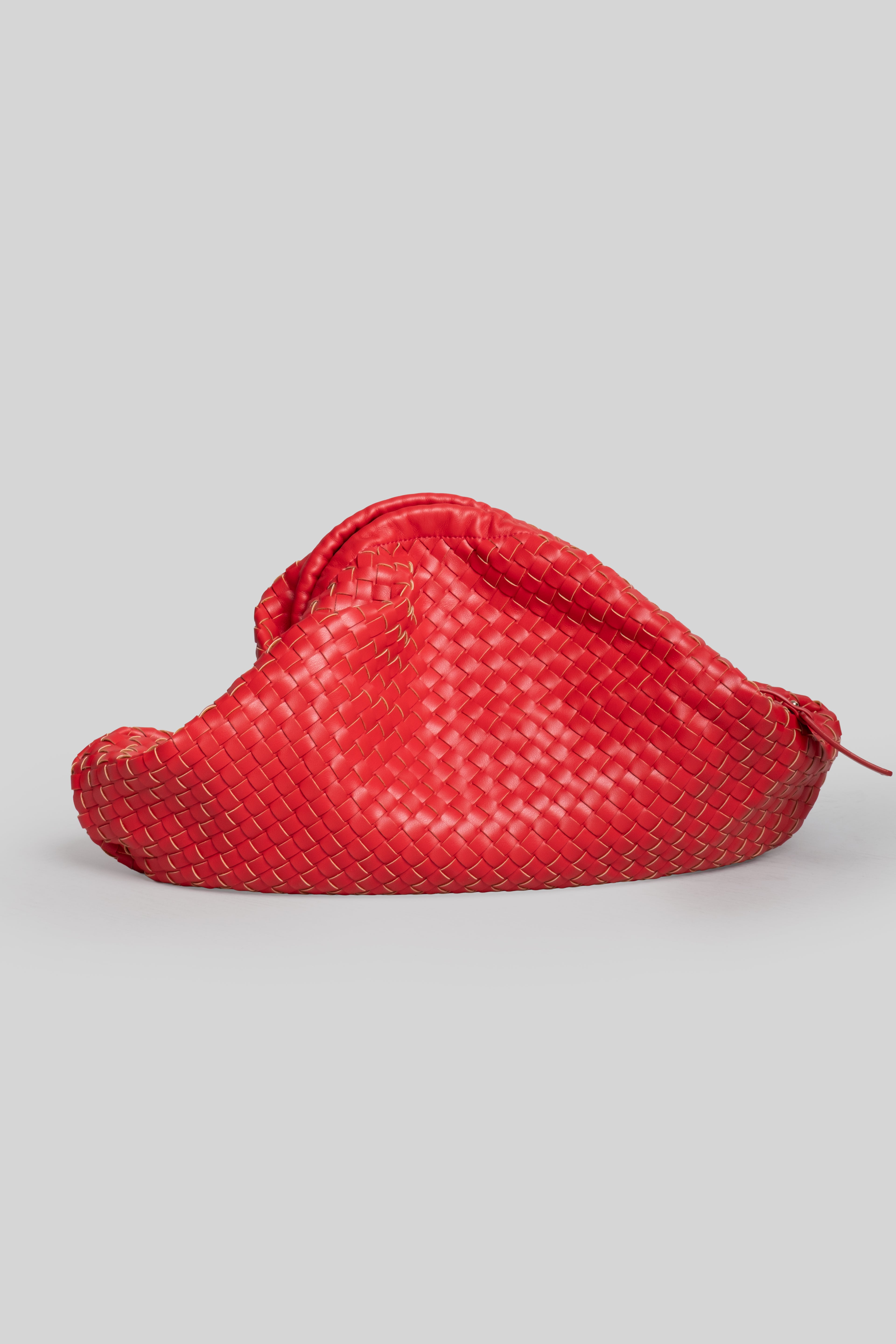 Borsa cluch bottega rossa