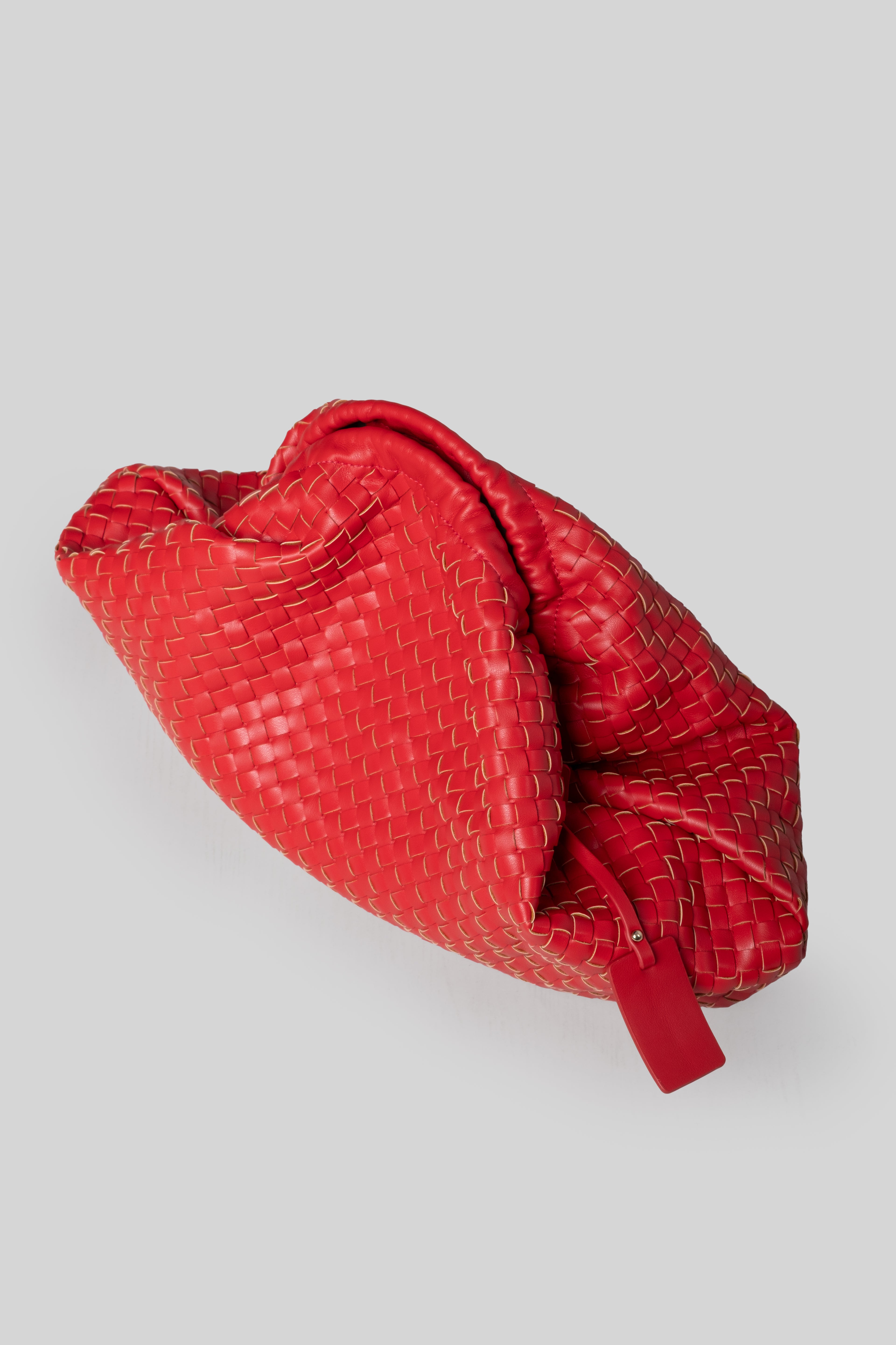 Borsa cluch bottega rossa