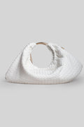 Borsa cluch bottega bianca