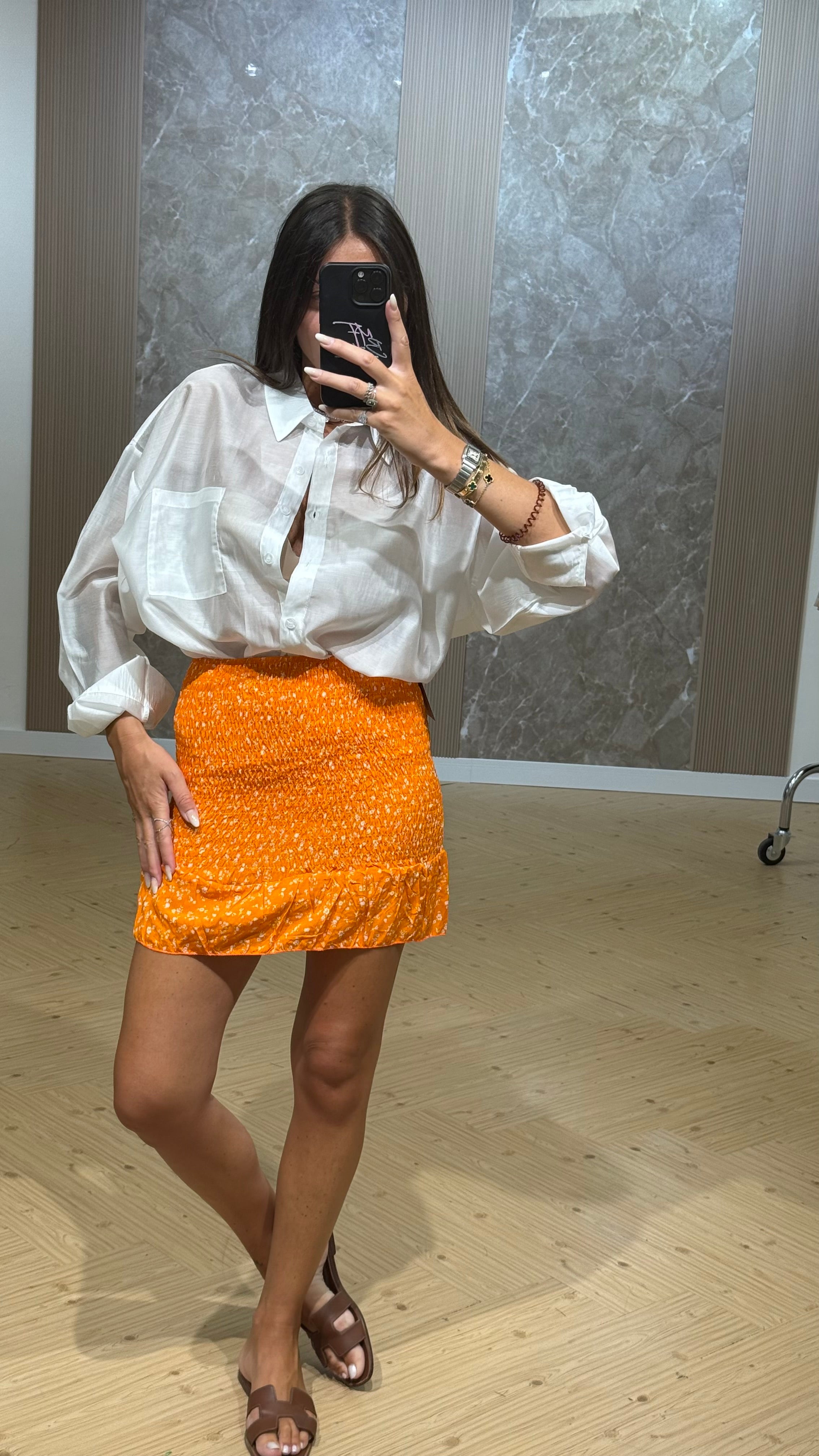 Gonna belen arancio