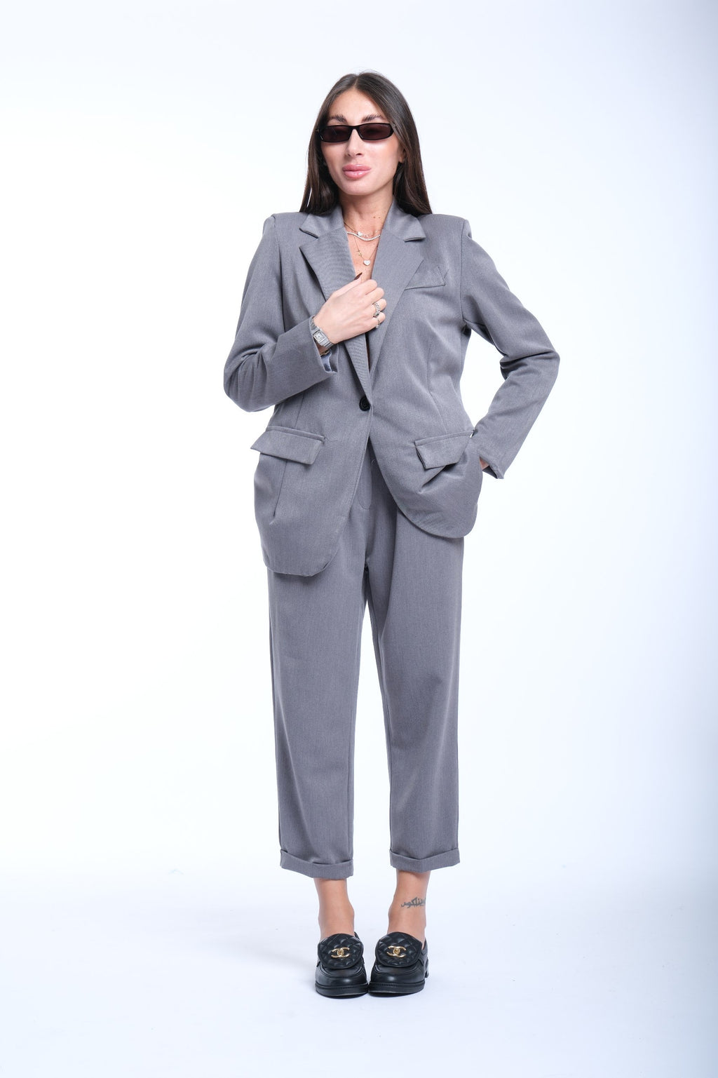 Tailleur Andrea grigio