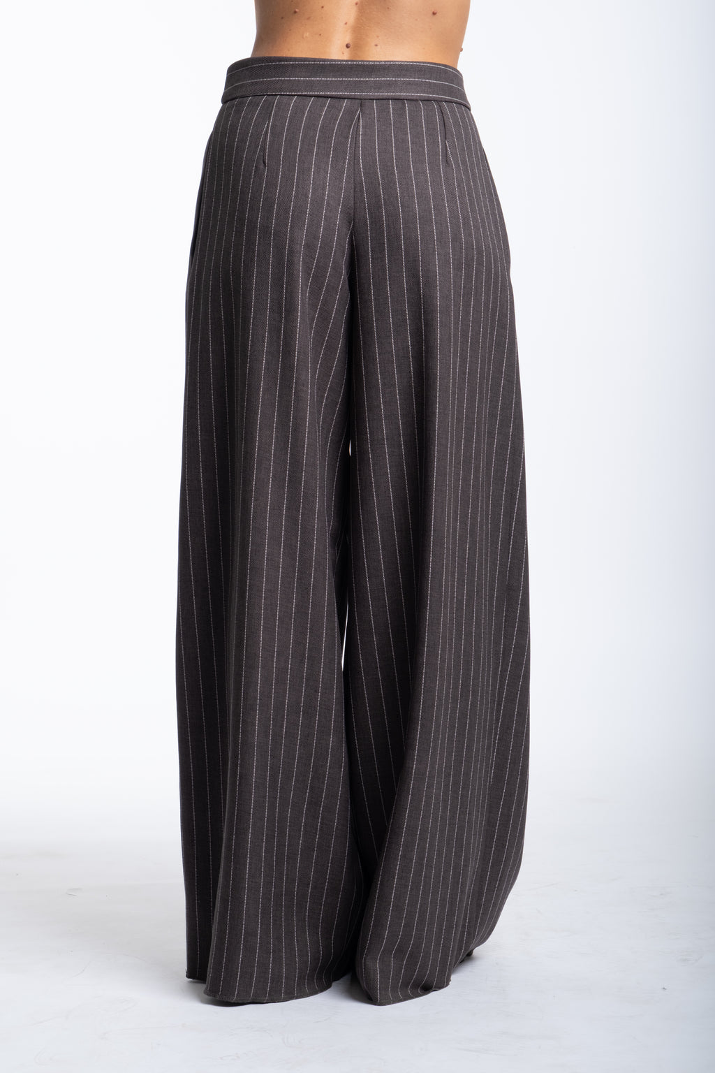Pantalone Office gessato grigio